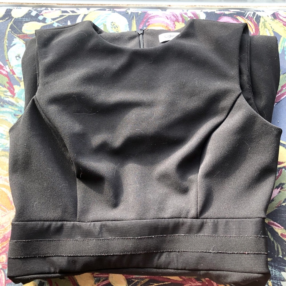CALVIN KLEIN black dress